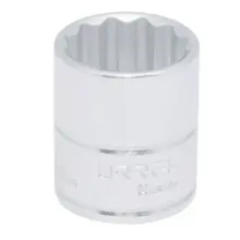 Copa Corta 12 Puntas Acero Cromo Cuadro 3/8"x9/16" Urrea