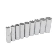 Copas Largas 6 Puntas Cuadro 1/2" (Jgo. 9 Pzas.) Urrea