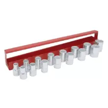Copas Cortas 12 Puntas Cuadro  1/2" (Jgo. 15 Pzas.) Urrea