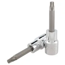 Copa Punta Torx Acero Cromo Cuadro 1/2"x6.65 mm Urrea