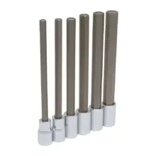 Copas Cortas Punta Hexag. Cuadro 1/2" (Jgo. 6 Pzas.) Urrea