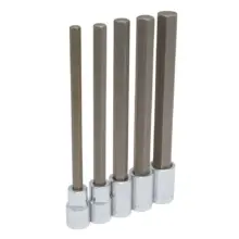 Copas Punta Hexagonal Largas 1/2" (Jgo. 5 Pzas.) Urrea