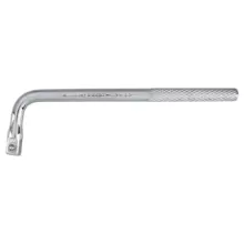 Mango En L Para Copa Acero Cromo Cuadro 1/2"x 9" Urrea
