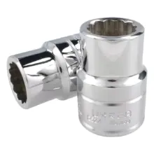 Copa Corta 12 Puntas Acero Cromo Cuadro 3/4"x3/4" Urrea