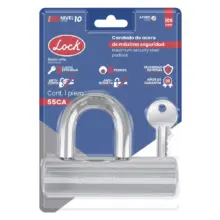 Candado De Máxima Seguridad Con Gancho Corto 109 mm Lock