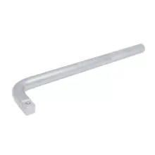 Mango En L Para Copa Acero Cromo Cuadro 3/4"x 16" Urrea