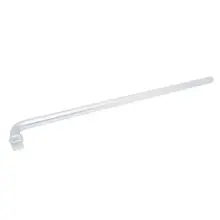 Mango En L Para Copa Acero Cromo Cuadro 1"x 30" Urrea