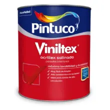 Pintura Viniltex Acriltex Int/Ext Blanco Pintuco 1/4 Galón