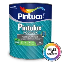 Esmalte Pintulux Acualux Int/Ext Multicolor Pintuco 1 Galón