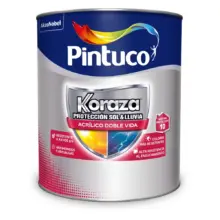 Pintura Koraza Doble Vida 1 Galón Blanco Pintuco