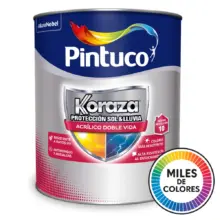 Pintura Koraza Doble Vida Base Pastel 1 Gl Color Pintuco