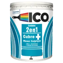 Pintura Icolatex 2 en 1 1 Galón Blanco Ico