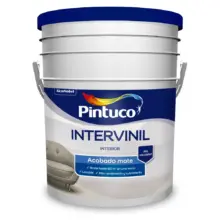 Pintura Intervinil Interior Blanco Pintuco 5 Galones