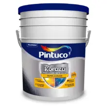 Pintura Koraza Super Acrílico 5 Galones Blanco Pintuco