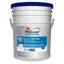 Pintura Acrilica Alta Asepsia Int/Ext Blanco Pintuco 5 GL