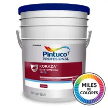 Pintura Koraza Elastomerica Base Pastel 5 Gl Color Pintuco