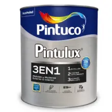 Esmalte Pintulux Teu 1/4 Galón Blanco Brillante Pintuco