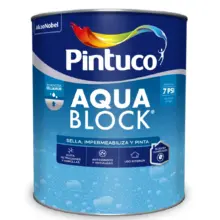 Pintura Aquablock 1 Galon Blanco Pintuco