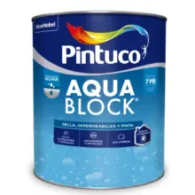 Pintura Aquablock 1/4 Galón Blanco Pintuco