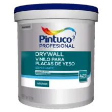 Drywall Vinilo Placas De Yeso Tipo 2 Blanco Pintuco 1 Galón