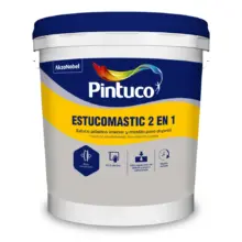 Estucomastic 2en1 Balde 15 Kg Blanco Pintuco
