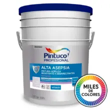 Pintura Acrilica Alta Asepsia Multicolor Pintuco 5 Galones