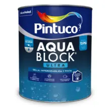 Pintura Aquablock Ultra 1/4 Galón Blanco Pintuco