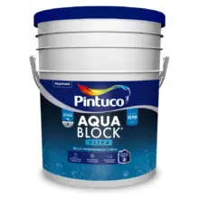 Pintura Aquablock Ultra 5 Galones Blanco Pintuco