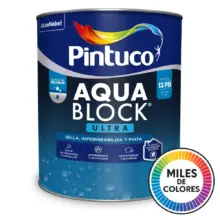 Pintura Aquablock Ultra Base Pastel 1 Galón Color Pintuco