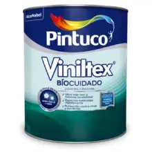 Pintura Viniltex Biocuidado Int/Ext Blanco Pintuco 1/4 GL