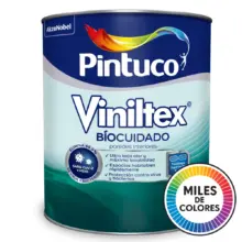 Pintura Viniltex Biocuidado Inter. Multicolor Pintuco 1/4 GL