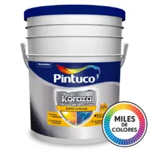 Pintura Koraza Super Acrílico Base Pastel 5 Gl Pintuco