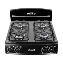 Estufa De Sobreponer Abba 4 Puestos Gas Natural Sg 400-1N N