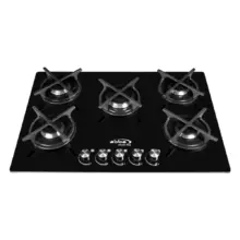 Estufa De Empotrar Abba 5 Puestos Gas Natural Cg 501 V5Cn N