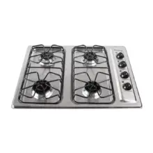 Estufa De Empotrar Abba 4 Puestos Gas Propano Cg 401-3 Se