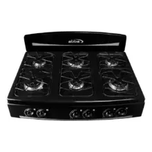 Estufa De Sobreponer Abba 6 Puestos Gas Propano Sg 700-1 N