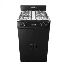 Estufa De Piso Abba 4 Puestos Gas Natural Ab 100-5N N