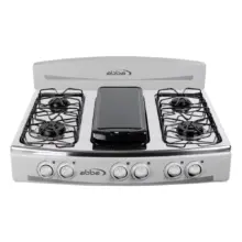 Estufa De Sobreponer Abba 6 Puestos Gas Propano Sg 700-5 Gql