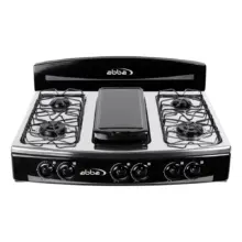 Estufa De Sobreponer Abba 6 Puestos Gas Propano Sg 700-5 Nql