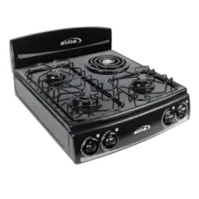 Estufa De Sobreponer Abba 4 Puestos Mixta Glp Sm 400-1 N Ql