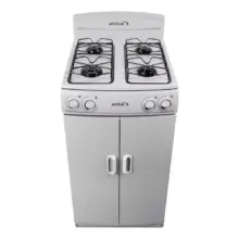 Estufa De Piso Abba 4 Puestos Gas Propano Ab 100-1 G Ql