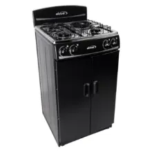 Estufa De Piso Abba 4 Puestos Mixta Glp Am 100-5 N Ql