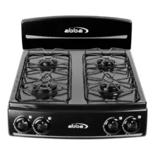 Estufa De Sobreponer Abba 4 Puestos Gas Natural Sg 400-1Nnql