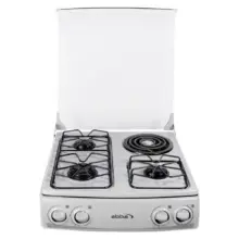 Estufa De Sobreponer Abba 4 Puestos Mixta Gn Sm 400-2N G Ql
