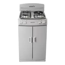 Estufa De Piso Abba 4 Puestos Mixta Glp Am 100-5 G