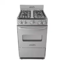 Estufa Con Horno Abba 4 Puestos Gas Natural At 1013-N G