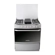 Estufa Con Horno Abba 6 Puestos Gas Natural Rg 802-4N G Gt