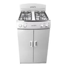 Estufa De Piso Abba 4 Puestos Gas Natural Ab 100-5N G