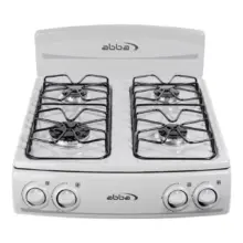 Estufa De Sobreponer Abba 4 Puestos Gas Natural Sg 400-1N G