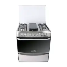 Estufa Con Horno Abba 6 Puestos Gas Natural Rg 802-4N Pl Gt